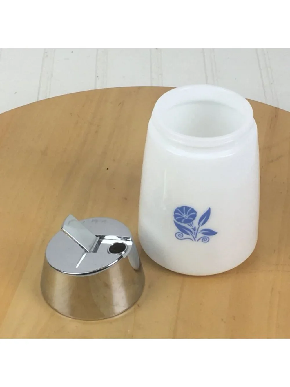Vintage Cornflower Sugar Dispenser Container by Dispensers Inc Santa Barbara Ca